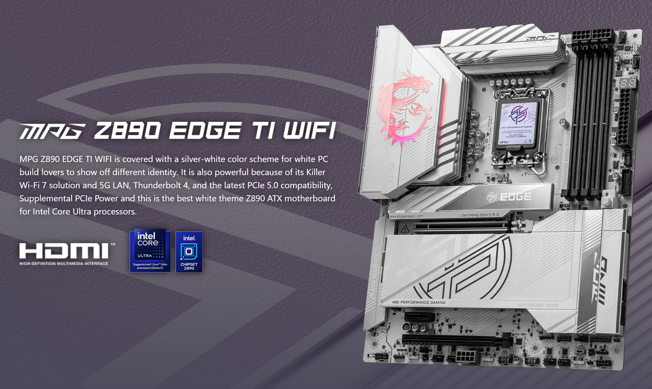 MSI MPG Z890 EDGE TI WIFI ATXマザーボード 箱無し Amazon.com: MSI